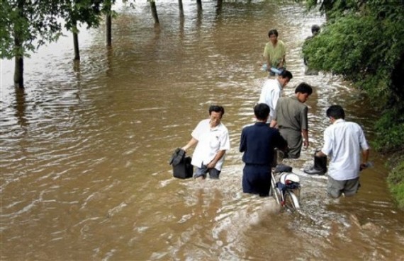 North Korea Heavy Rain