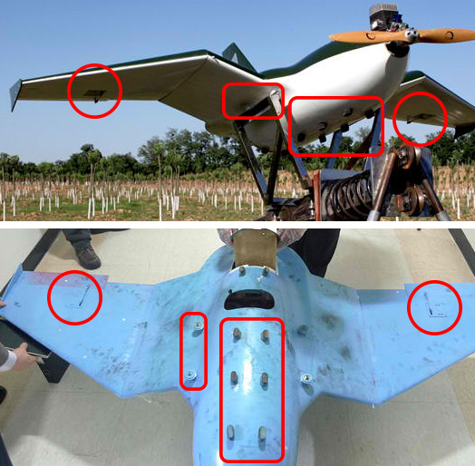 Similarities are highlighted between the Sky-09P drone and a drone found crashed in South Korea.