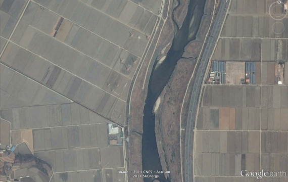 A transmitter site in Hawsong, south of Seoul, that is said to be home to a South Korean intelligence service radio station (Google/NorthKoreaTech)