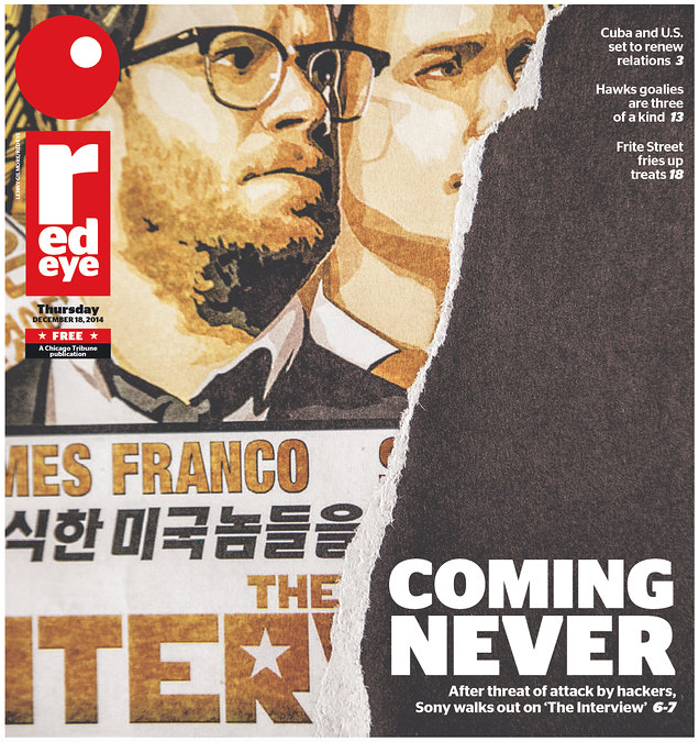 Harsh reaction follows Sony’s canceling of “The Interview”