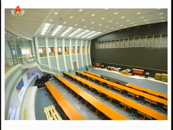 The control room in the General Satellite Command Centre, seen in images broadcast by Korean Central Television on May 3, 2015. (Photo: KCTV/North Korea Tech)