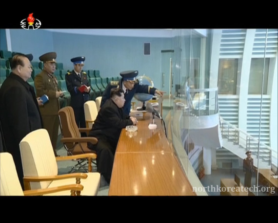 Kim Jong Un at the General Satellite Contol Center in Pyongyang in pictures broadcast by Korean Central Television on Feb. 11, 2016. (Photo: KCTV/North Korea Tech)