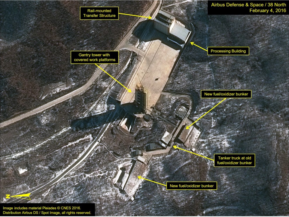 North Korea launches rocket